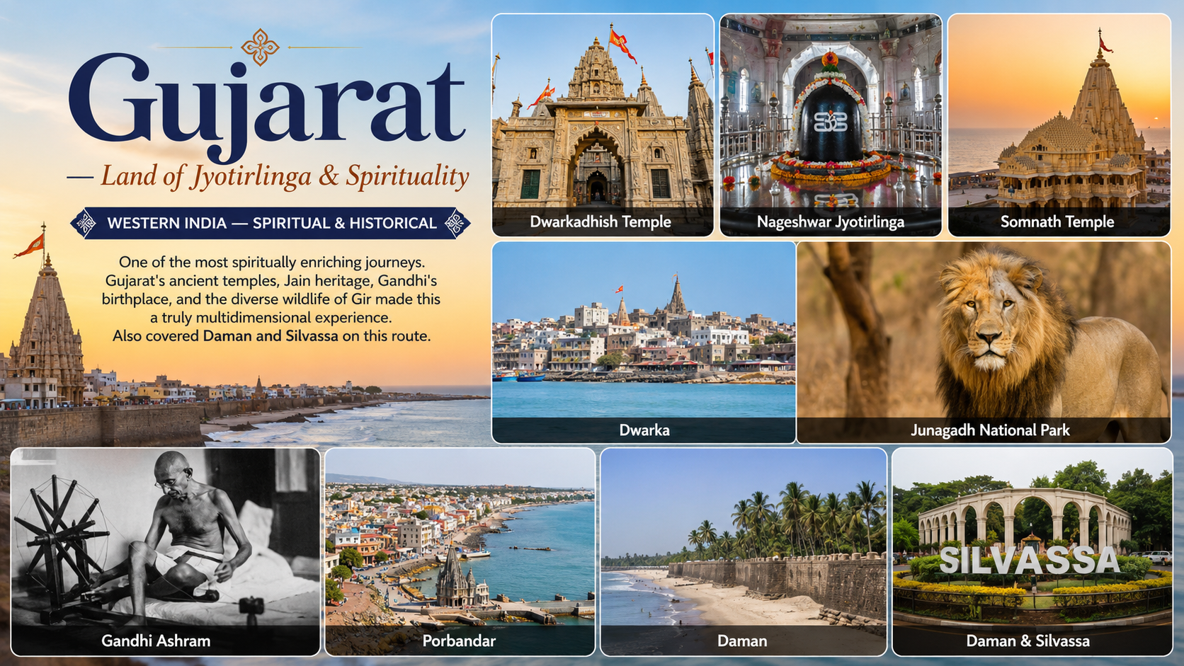 Temple and heritage architecture in Gujarat