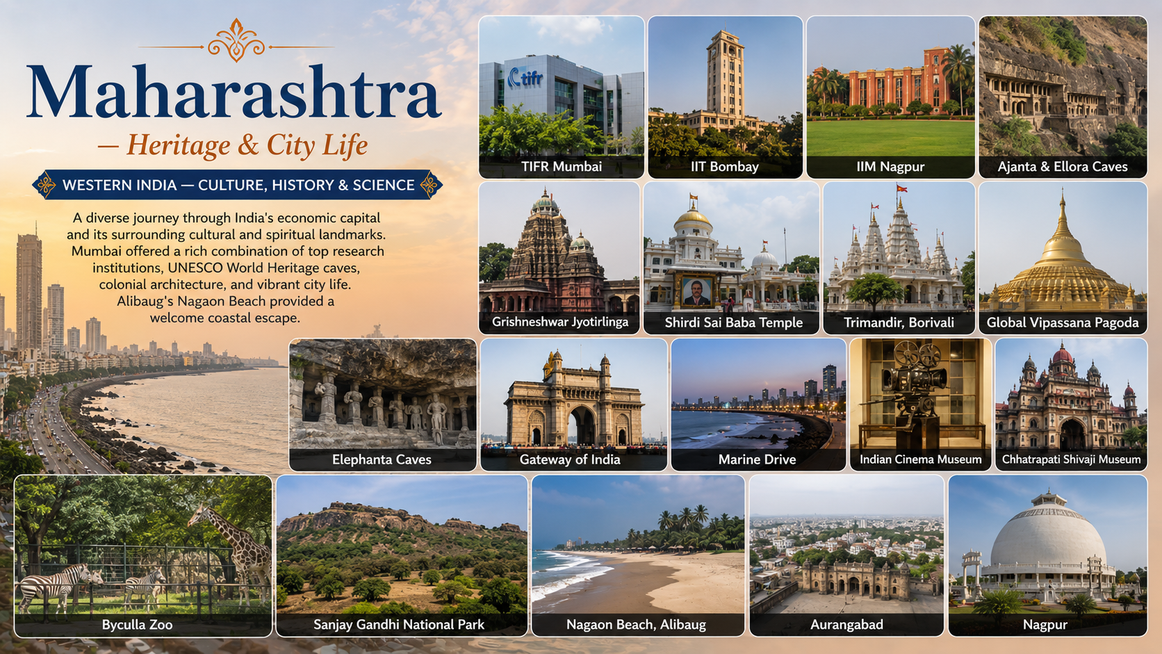 Mumbai city and heritage landmarks